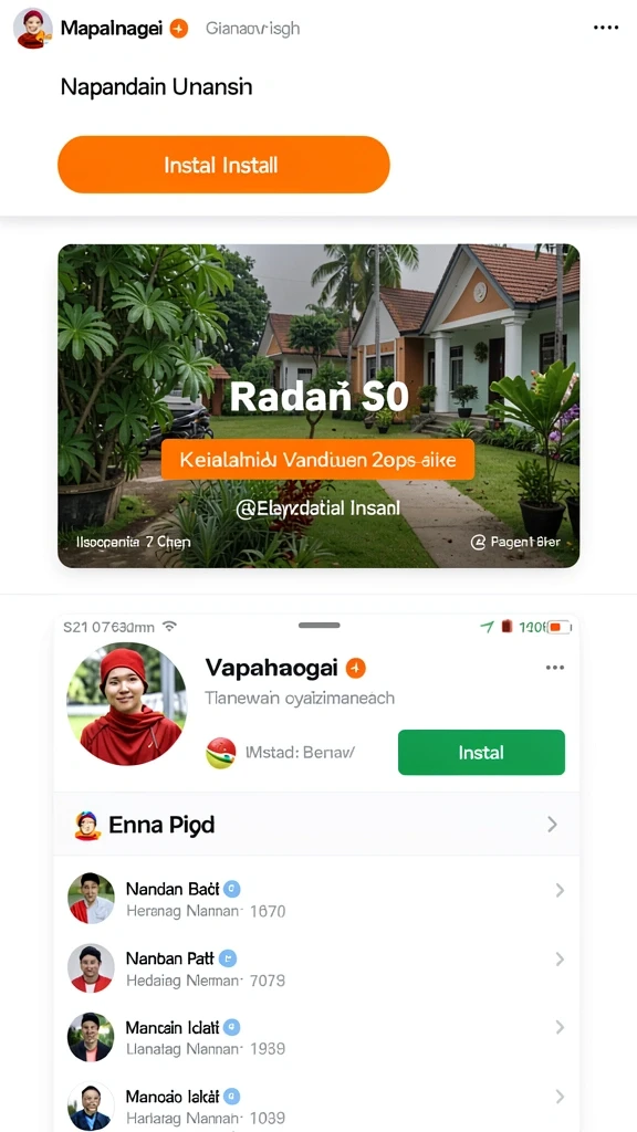 6svip - Tampilan antarmuka pengguna yang modern dan menarik.
