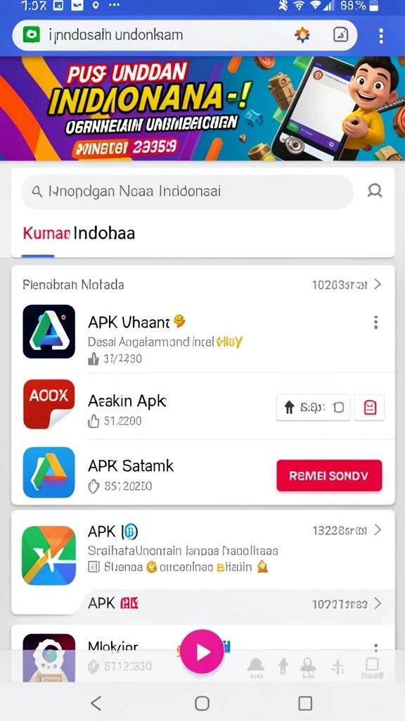 77rp - Tampilan menarik dengan navigasi intuitif.