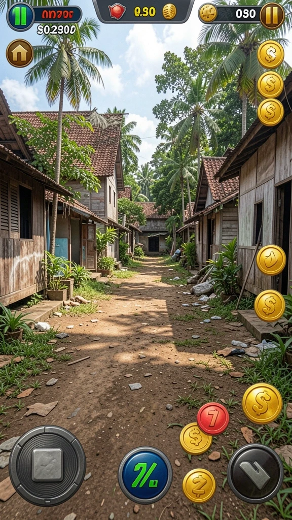 danavip - Tangkapan layar menampilkan peta luas yang dapat dijelajahi.