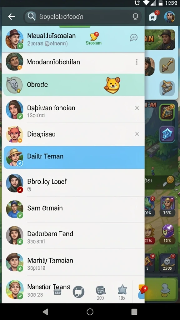 rekor777 - Screenshot saat bermain level tantangan yang seru.