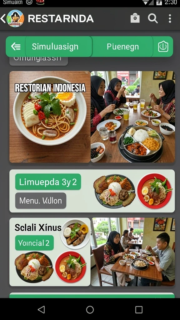 tigerjp88 - Tampilan menu utama yang menarik dan navigasi yang mudah.